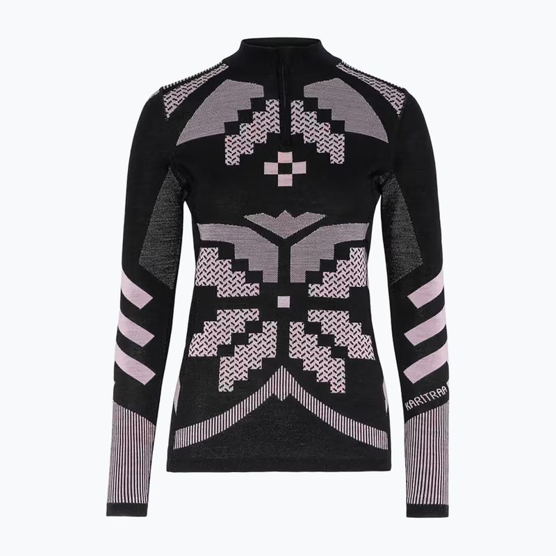 Moteriškas termo džemperis KARI TRAA Faith Half Zip black 4