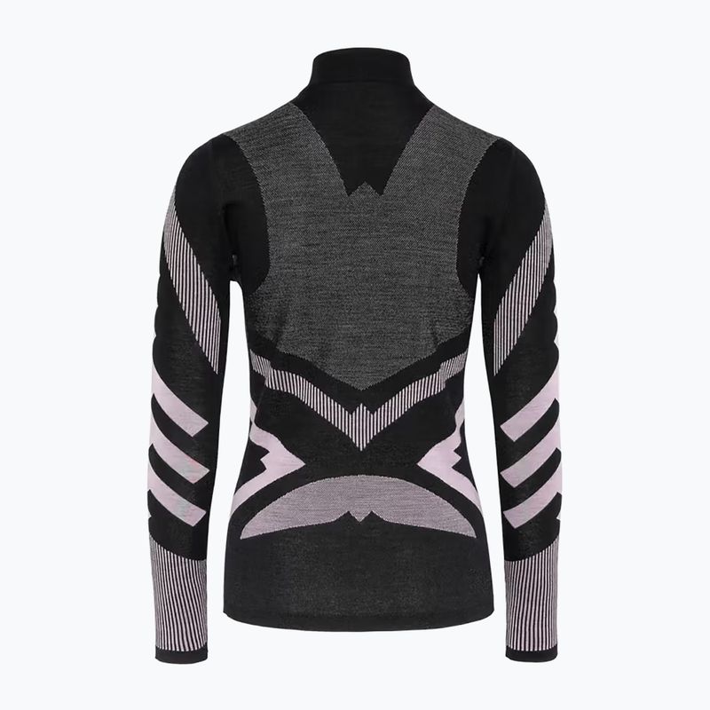 Moteriškas termo džemperis KARI TRAA Faith Half Zip black 5