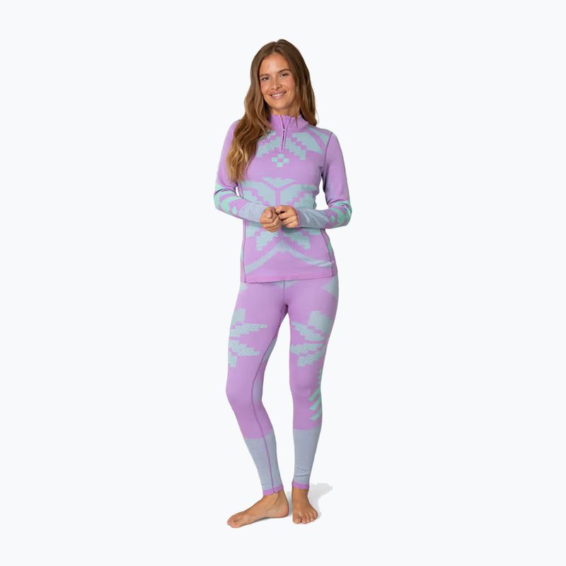 Moteriškas termo džemperis KARI TRAA Faith Half Zip violet 2