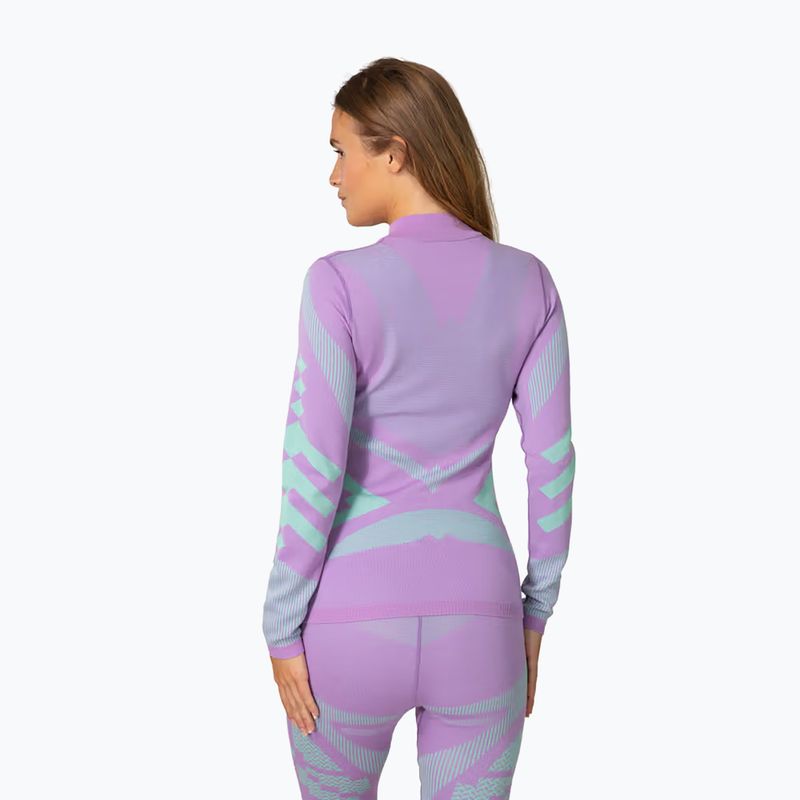 Moteriškas termo džemperis KARI TRAA Faith Half Zip violet 3