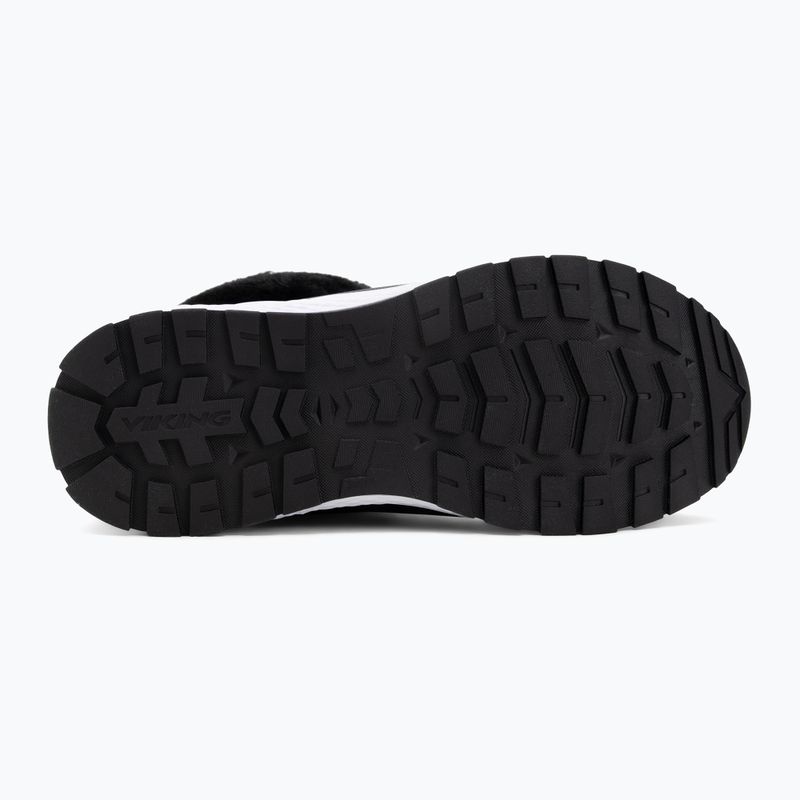 Viking Footwear Equip Warm Waterproof Zip juodi/granitiniai vaikiški sniego batai 4