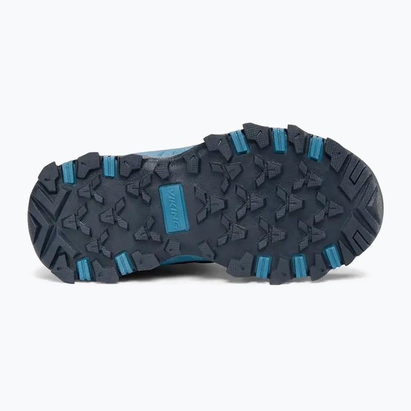 Vaikiški batai Viking Track Mid 2V Waterproof navy/demin 4