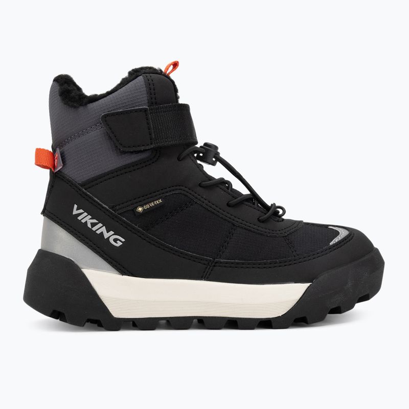 Vaikiški žieminiai batai Viking Footwear Expower Warm GTX 1V SL juoda/anglies spalva 2