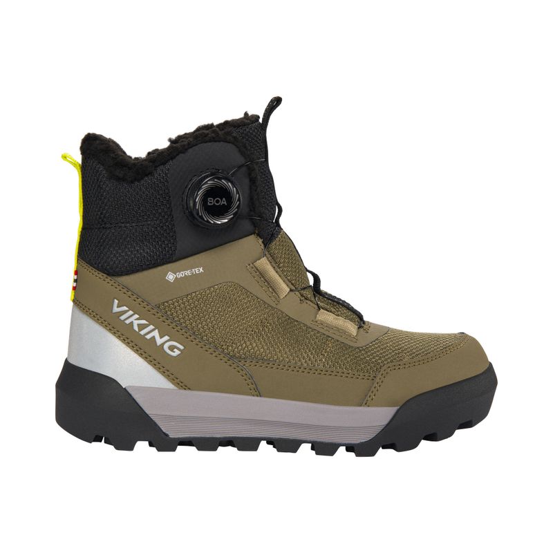 Vaikiški sniego batai Viking Expower Warm GTX BOA khaki 9