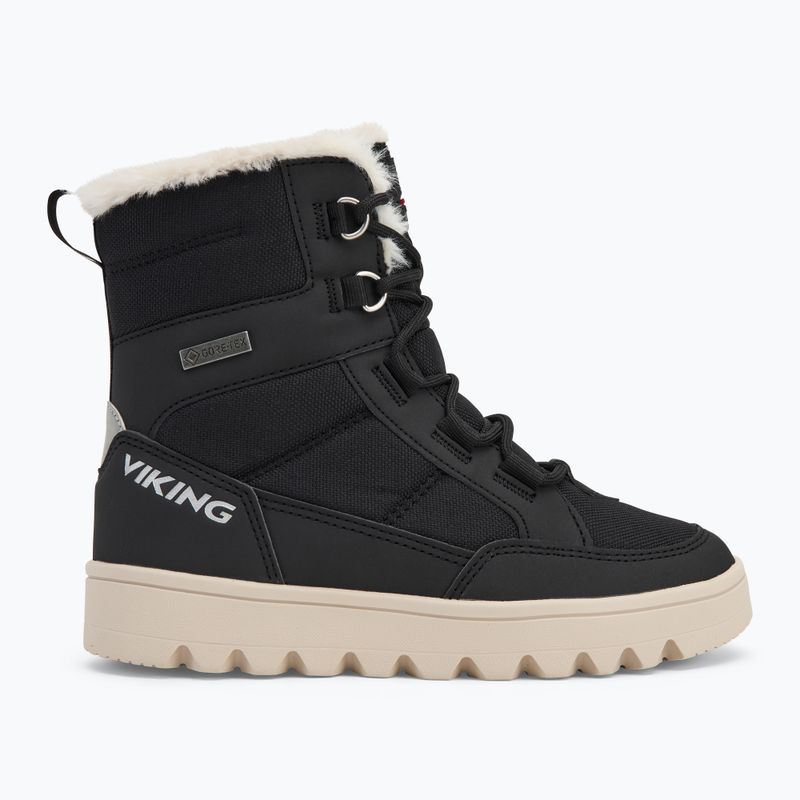 Vaikiški sniego batai Viking Footwear Fleek Warm GTX Zip black 2