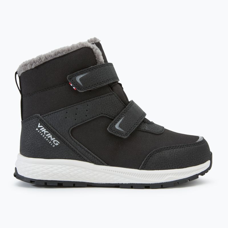 Vaikiški sniego batai Viking Footwear Equip Warm Waterproof 2V black/grey 2