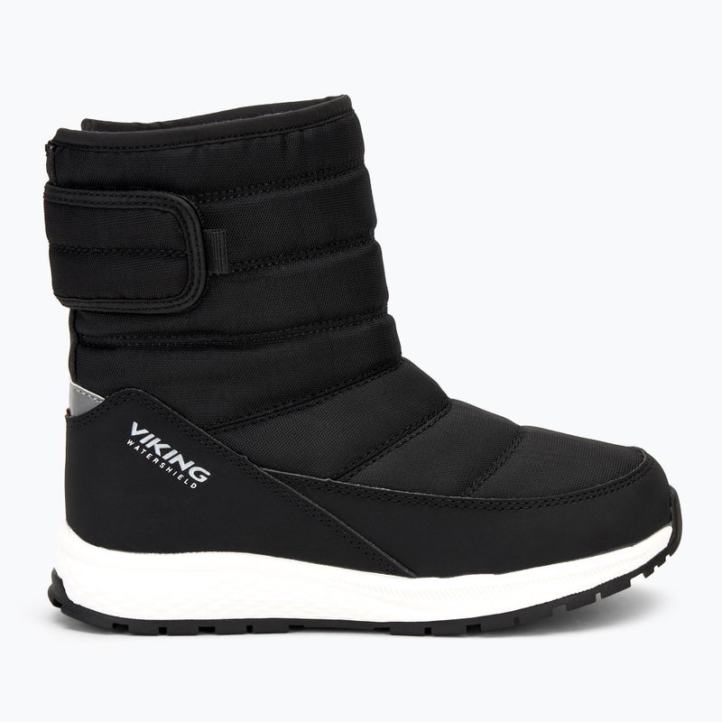 Vaikiški sniego batai Viking Footwear Equip Warm Waterproof 1V Pull On black 2