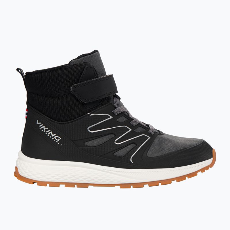 Vaikiški sniego batai Viking Footwear Equip Defence Warm WP 1V black/ charcoal 8
