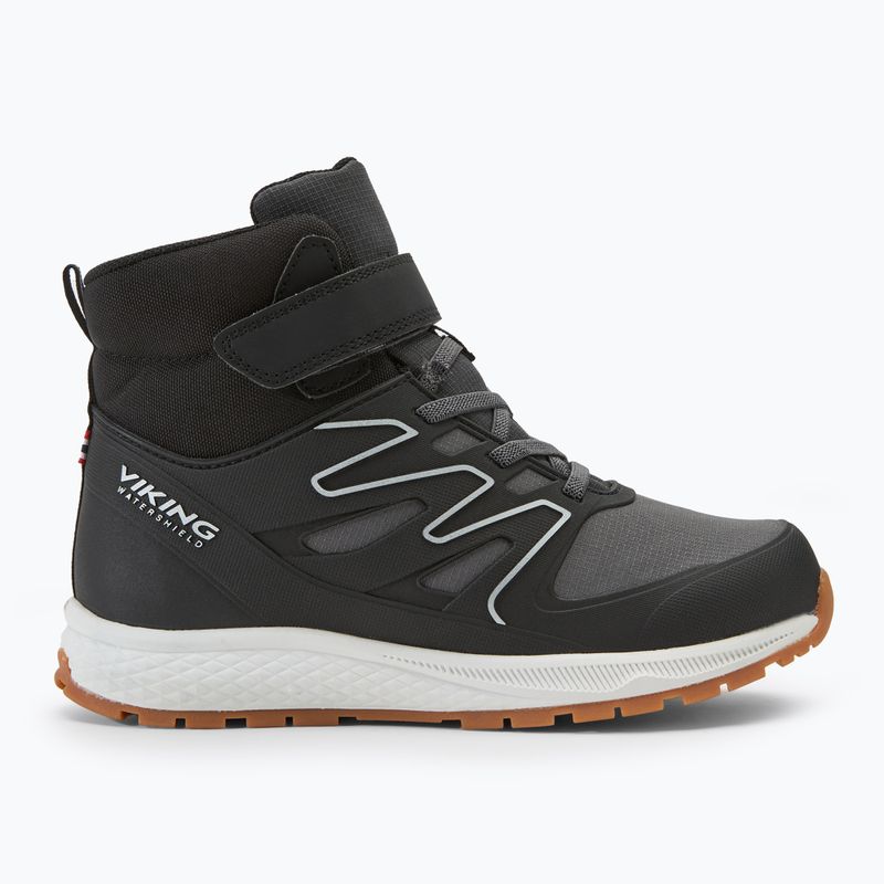 Vaikiški sniego batai Viking Footwear Equip Defence Warm WP 1V black/ charcoal 2
