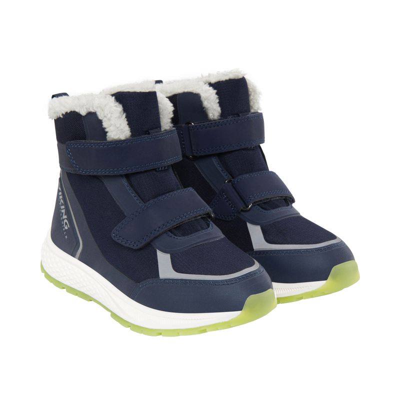 Vaikiški sniego batai Viking Footwear Equip Glow Warm WP 2V navy 8
