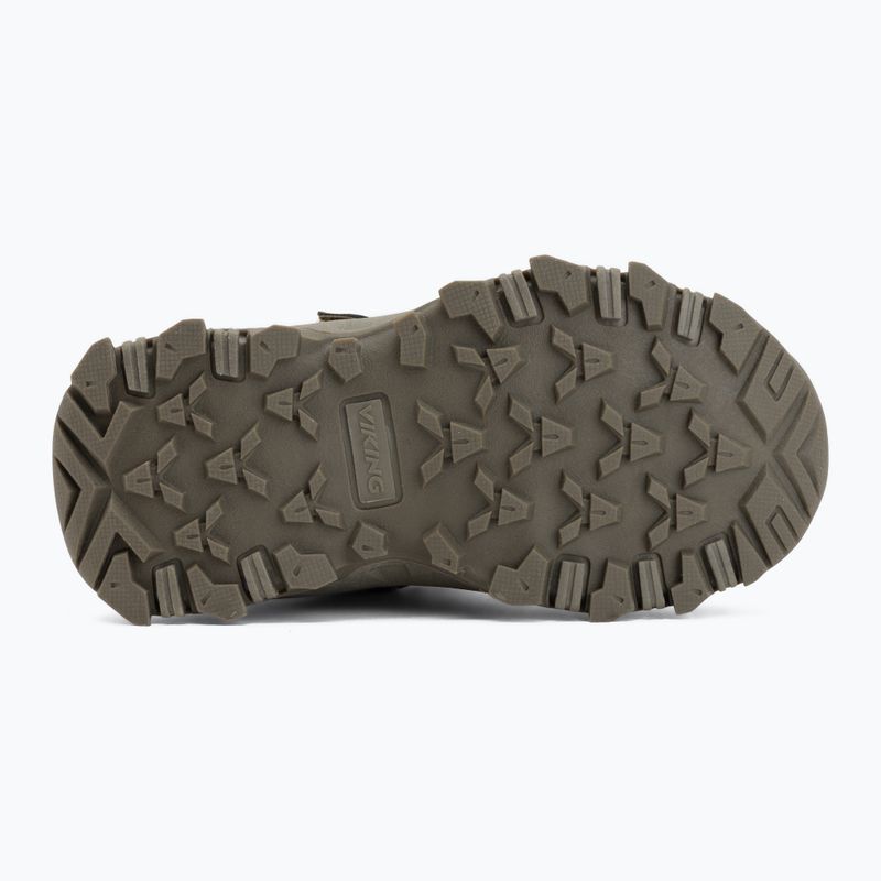 Vaikiški batai Viking Footwear Track Mid 2V Waterproot alyvuogių spalvos 4