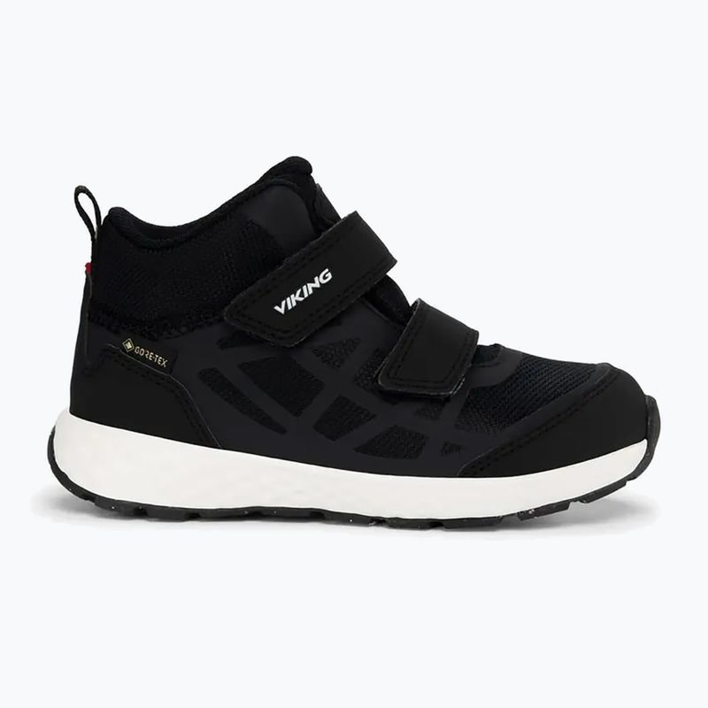 Vaikiški batai Viking Footwear Veme Reflex Mid 2V Gore-Tex juoda/balta 8