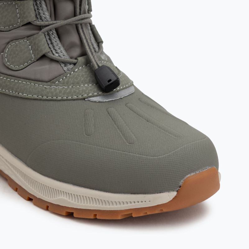 Viking Footwear Equip šilti neperšlampami Zip alyvuogių spalvos vaikiški sniego batai 7