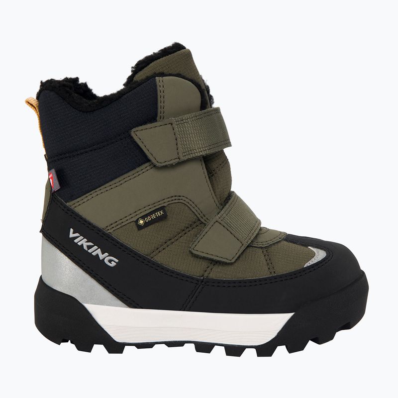 Vaikiški žieminiai batai Viking Expower Warm GTX 2V alyvuogių spalvos
