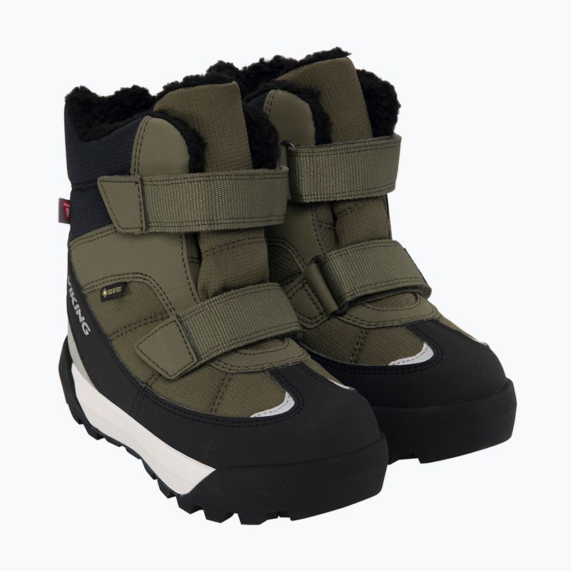 Vaikiški žieminiai batai Viking Footwear Expower Warm GTX 2V alyvuogių spalvos 3