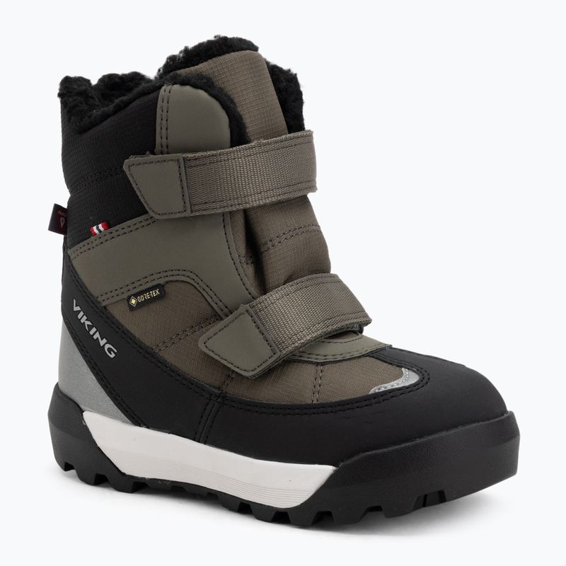 Vaikiški žieminiai batai Viking Footwear Expower Warm GTX 2V alyvuogių spalvos