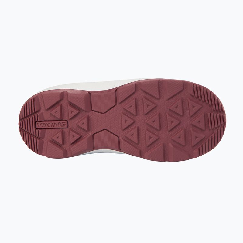 Viking Footwear Toasty Warm GTX Zip tamsiai rožinės spalvos sniego batai 5