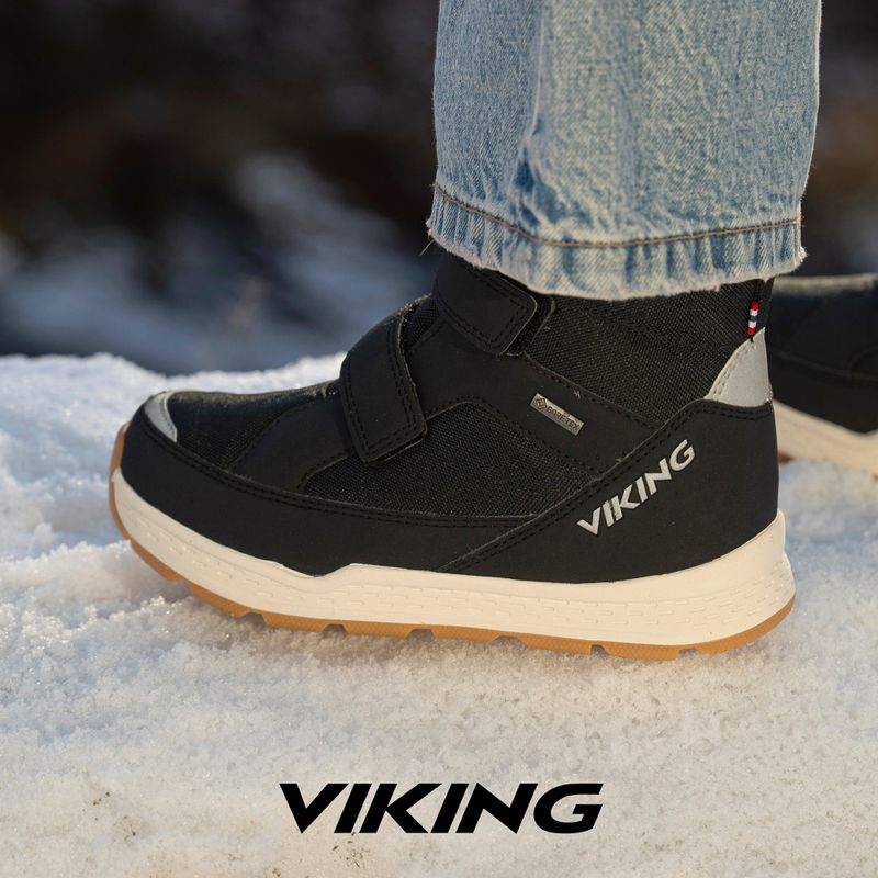 Vaikiški sniego batai Viking Footwear Espo Warm GTX 2V black 10
