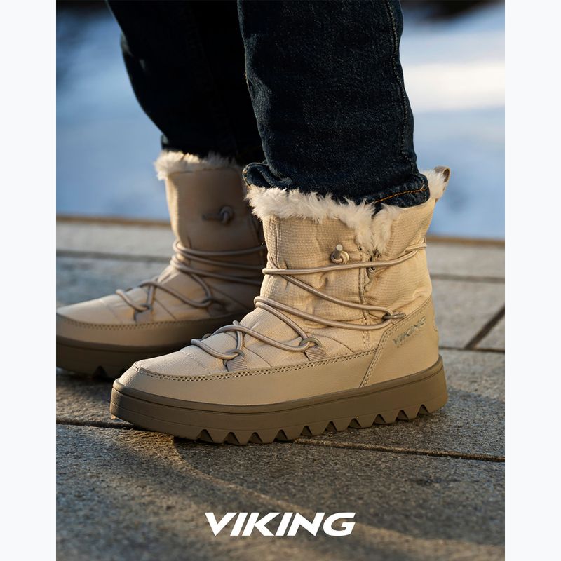 Viking Footwear Snowflake Warm Waterproof SL kreminiai sniego batai 9