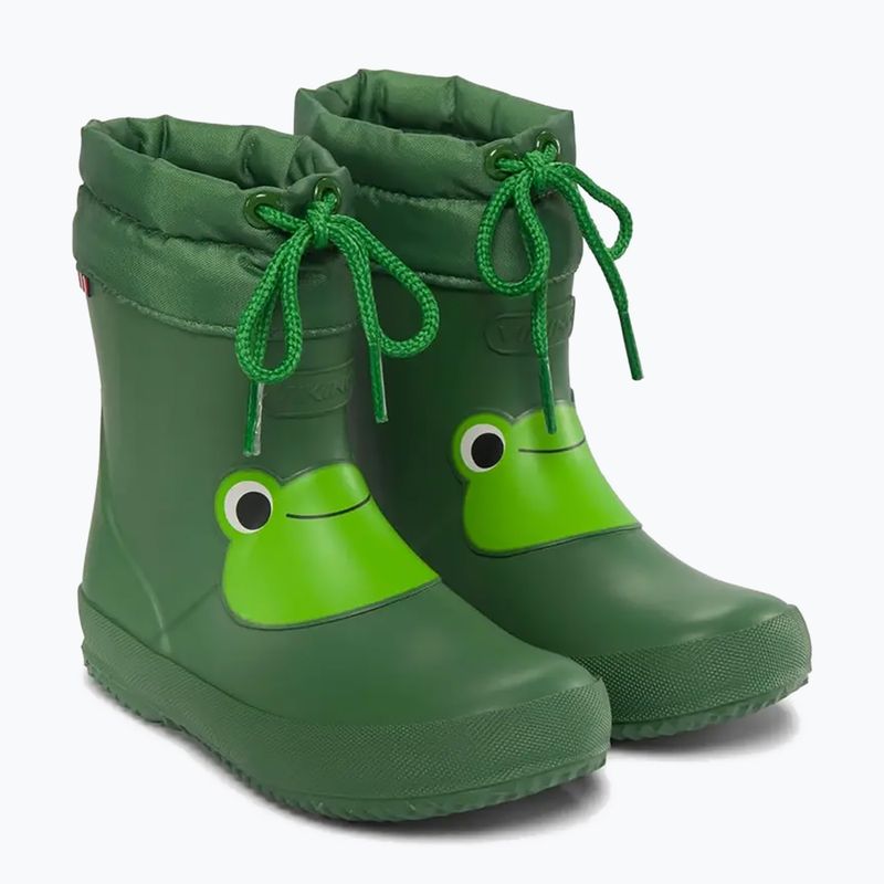 Vaikiški guminiai batai Viking Footwear Alv Indie Print žali 10