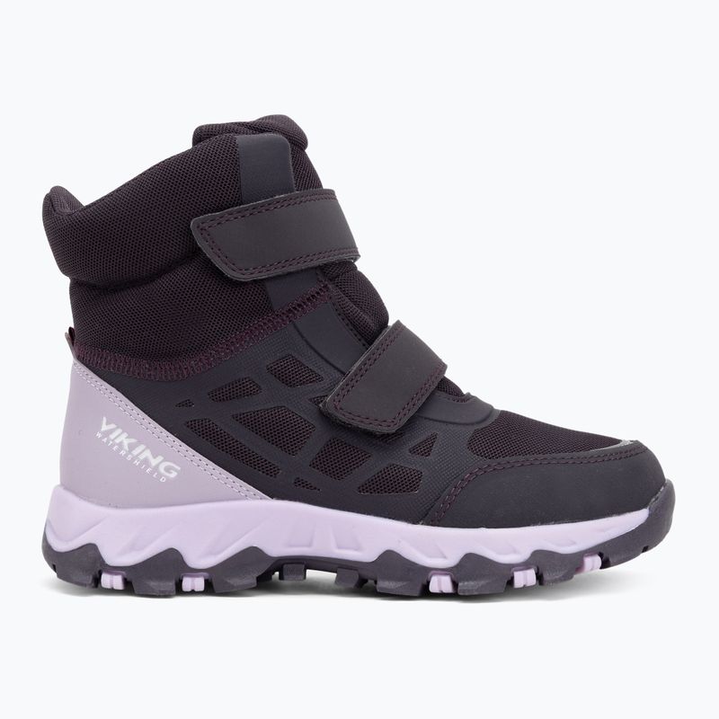 Vaikiški batai Viking Footwear Track Warm Waterproof 2V aubergine 2