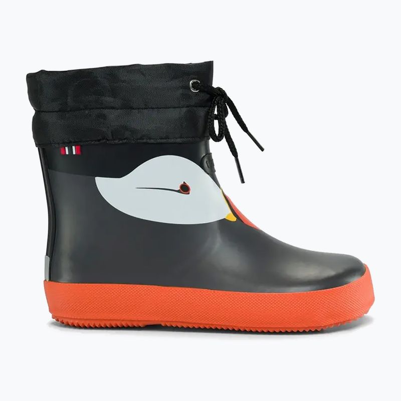 Vaikiški guminiai batai Viking Footwear Alv Barefoot Paw Print juodi 8