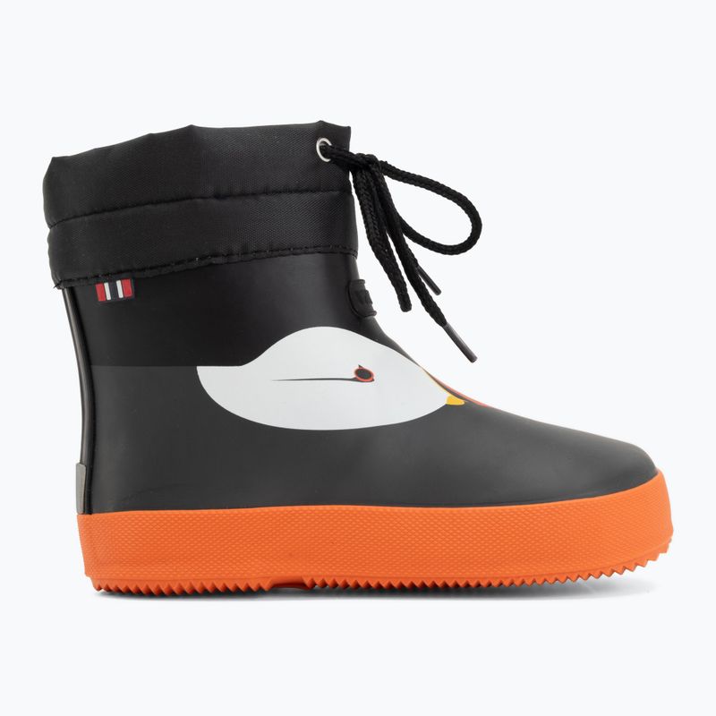 Vaikiški guminiai batai Viking Footwear Alv Barefoot Paw Print juodi 2
