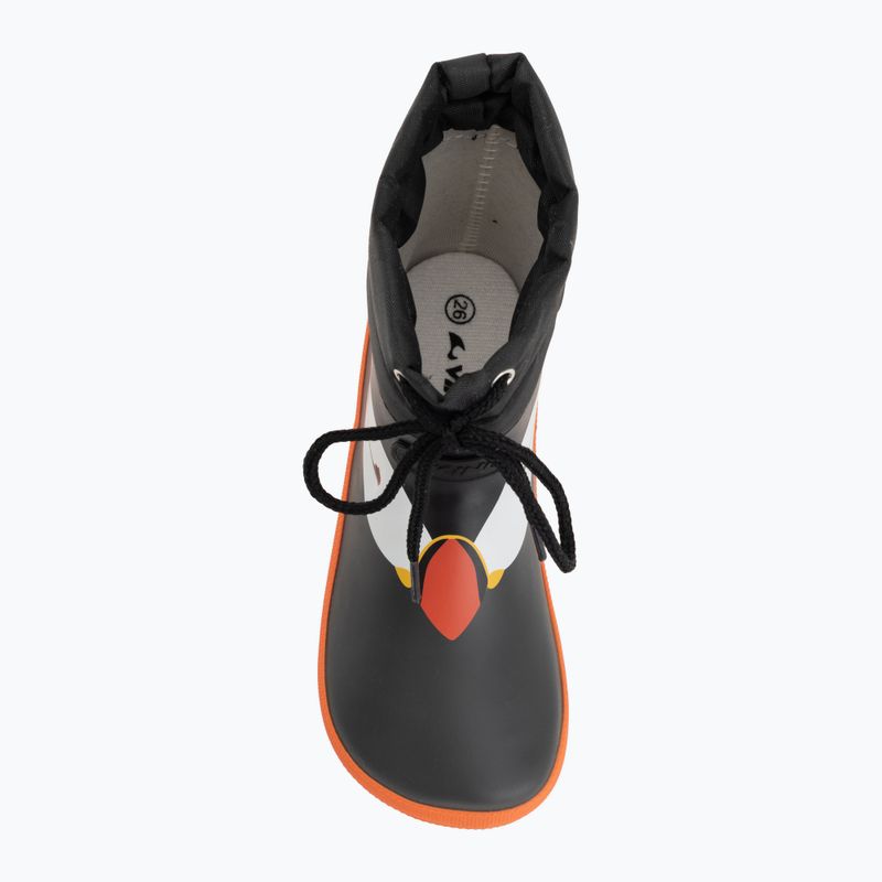 Vaikiški guminiai batai Viking Footwear Alv Barefoot Paw Print juodi 5