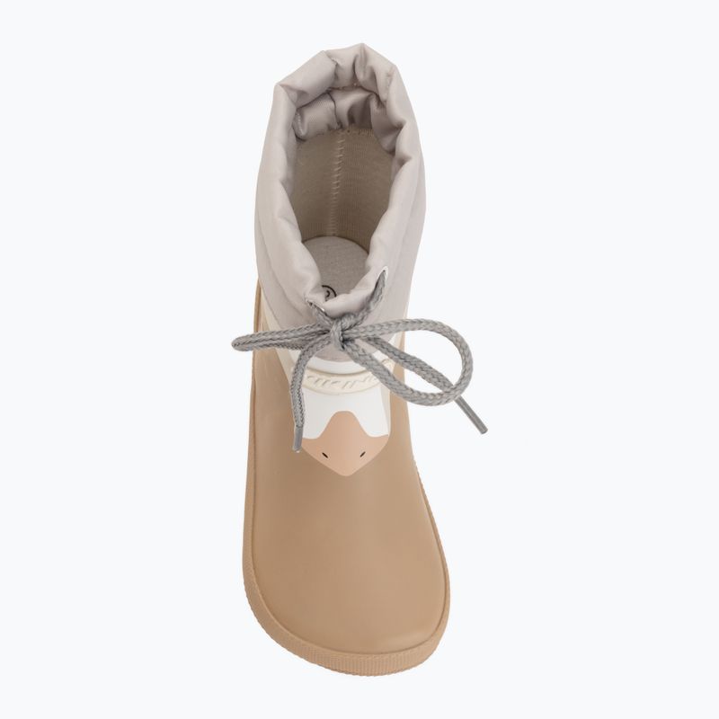Vaikiški guminiai batai Viking Alv Barefoot Paw Print beige 5