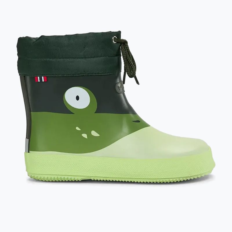 Vaikiški guminiai batai Viking Footwear Alv Barefoot Paw Print šviesiai žali/žali 8