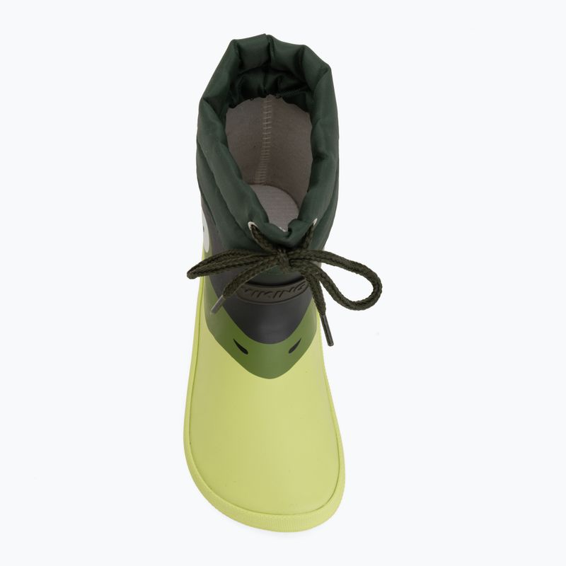 Vaikiški guminiai batai Viking Footwear Alv Barefoot Paw Print šviesiai žali/žali 5