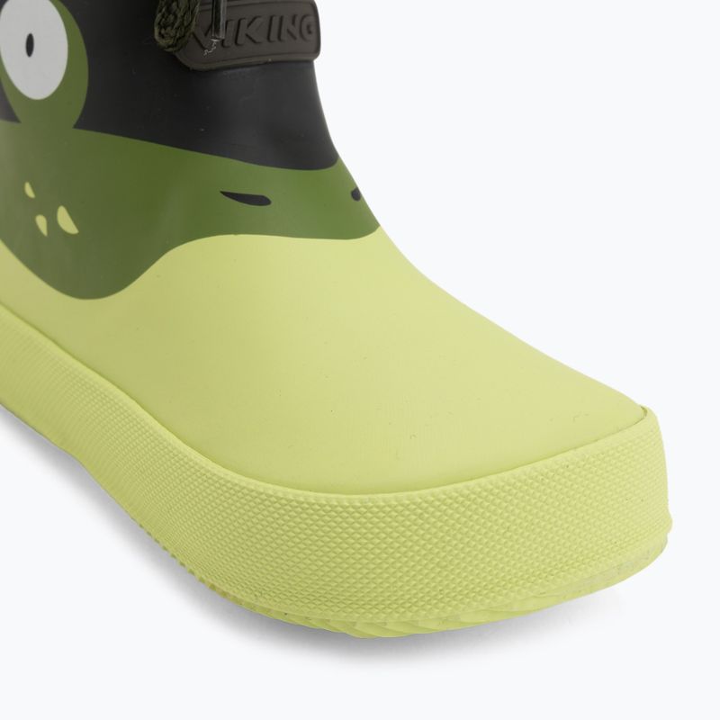 Vaikiški guminiai batai Viking Footwear Alv Barefoot Paw Print šviesiai žali/žali 7