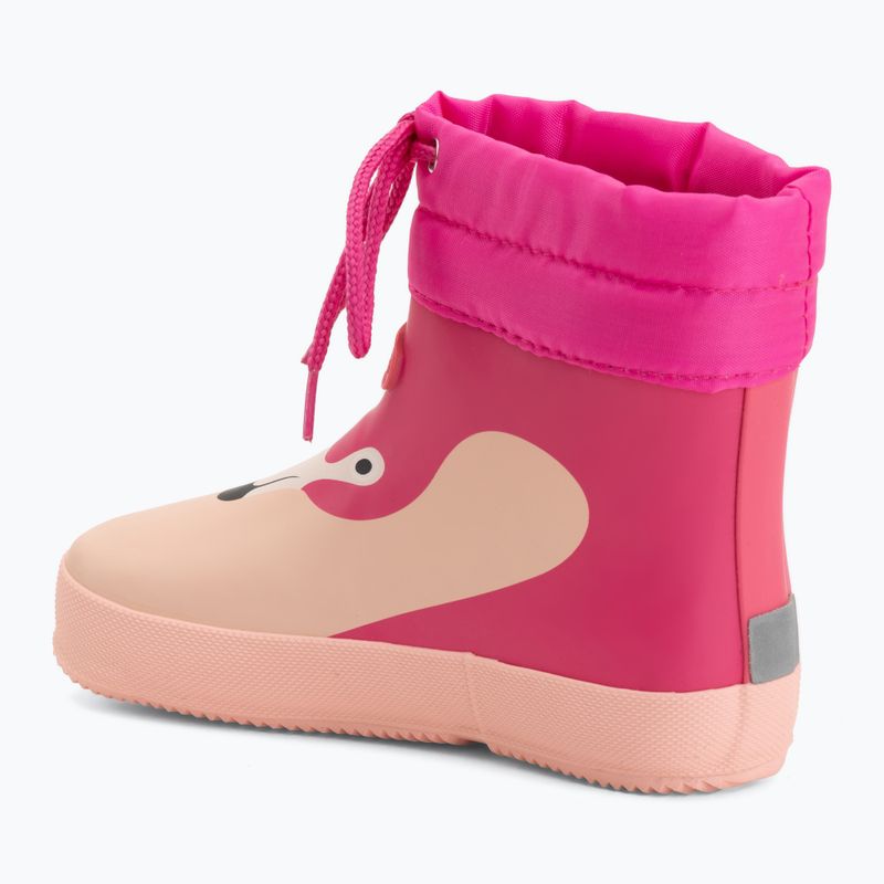 Vaikiški guminiai batai Viking Alv Barefoot Paw Print light pink/magenta 3