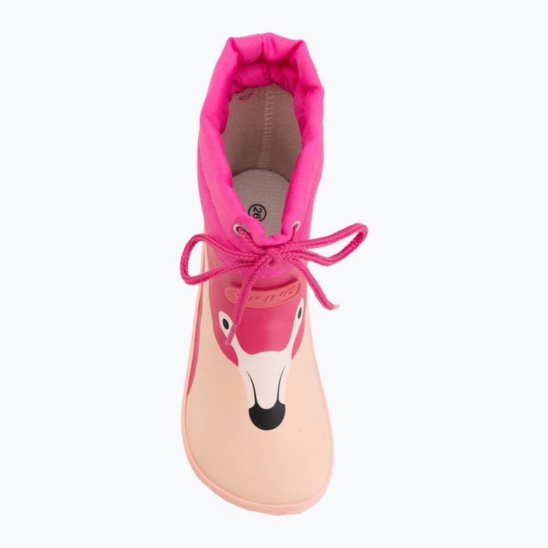 Vaikiški guminiai batai Viking Alv Barefoot Paw Print light pink/magenta 5