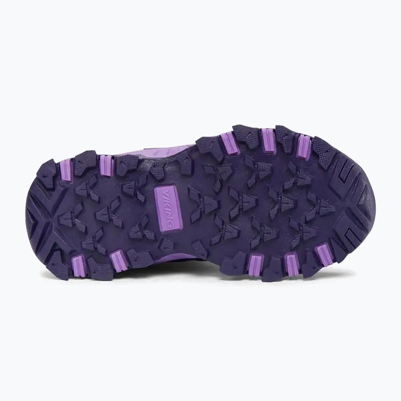 Vaikiški batai Viking Track Mid 2V Waterproof plum/multi 4