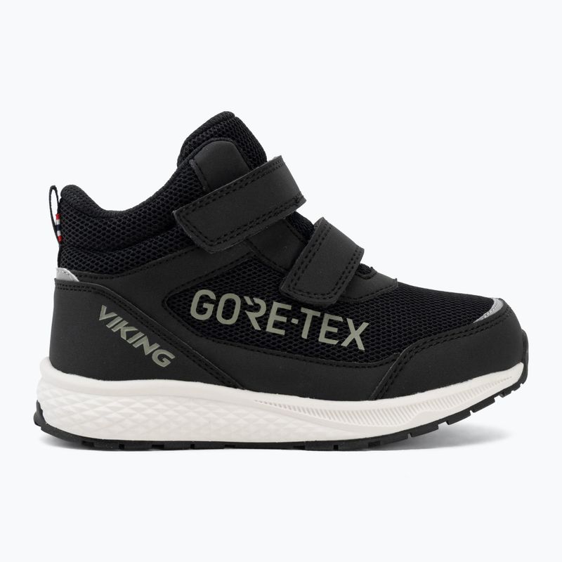 Vaikiški batai Viking Footwear Bouncy Mid 2V Gore-Tex juodi 2