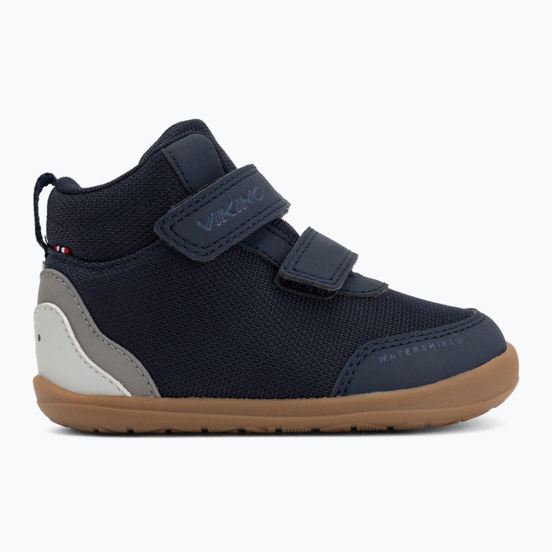 Vaikiški barefoot batai Viking Alv Barefoot Mid 2V Waterproof navy 2