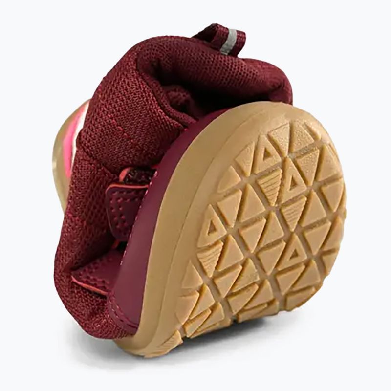 Vaikiški barefoot batai Viking Footwear Alv Barefoot Mid 2V Waterproof bordo spalvos 17