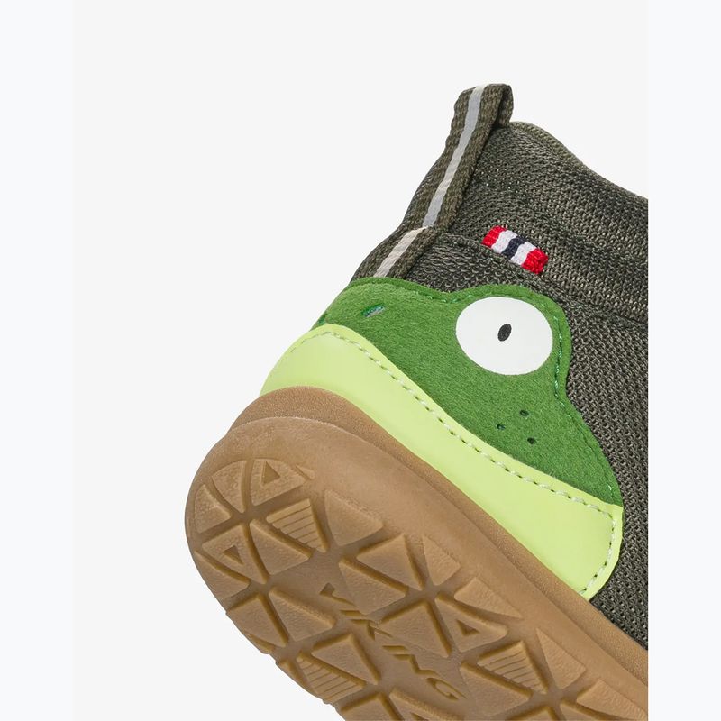 Vaikiški barefoot batai Viking Footwear Alv Barefoot Mid 2V Waterproof pušies spalvos 17