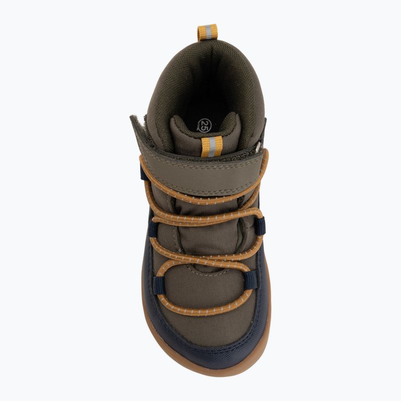 Vaikiški barefoot batai Viking Birch Barefoot Mid 1V Waterproof navy/olive 5