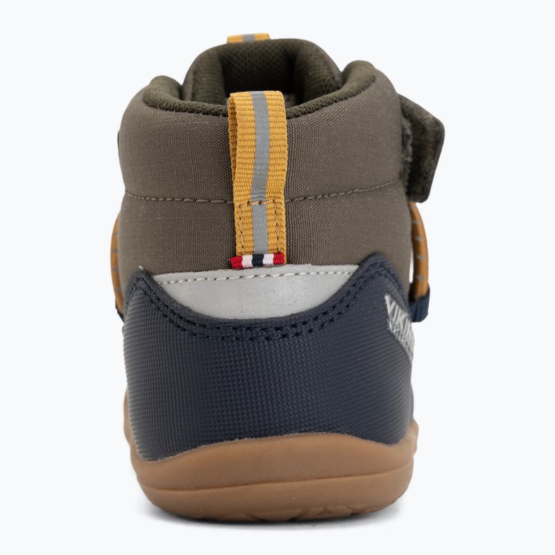 Vaikiški barefoot batai Viking Birch Barefoot Mid 1V Waterproof navy/olive 6