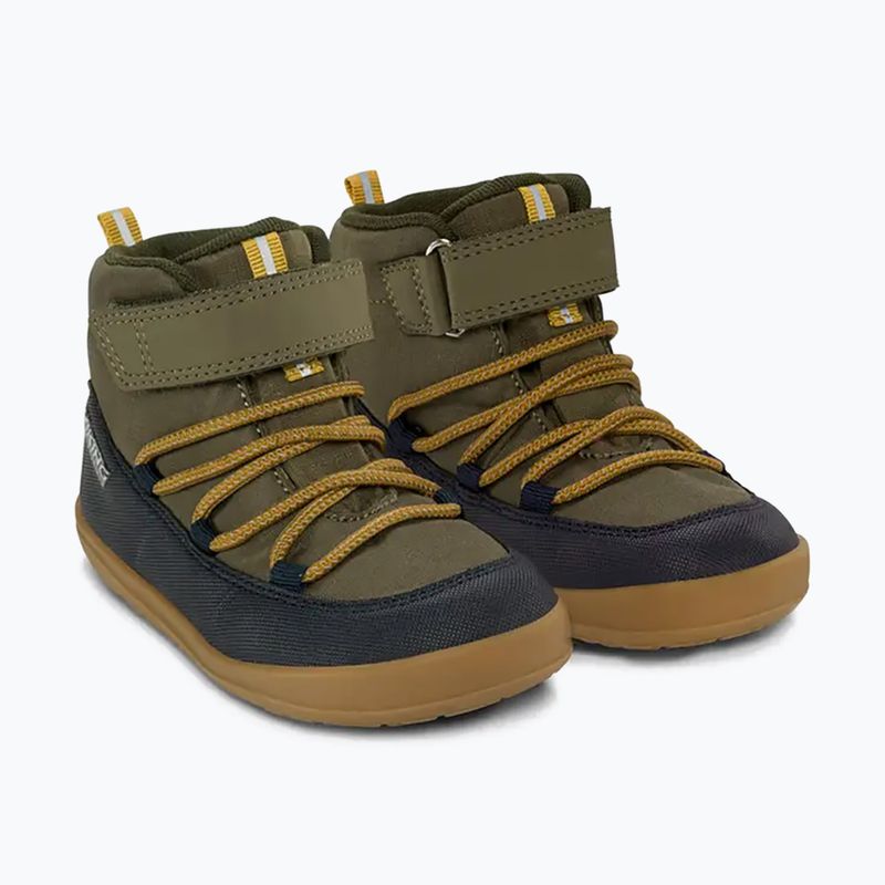 Vaikiški barefoot batai Viking Footwear Birch Barefoot Mid 1V Waterproof tamsiai mėlyni/alyvuogių spalvos 10