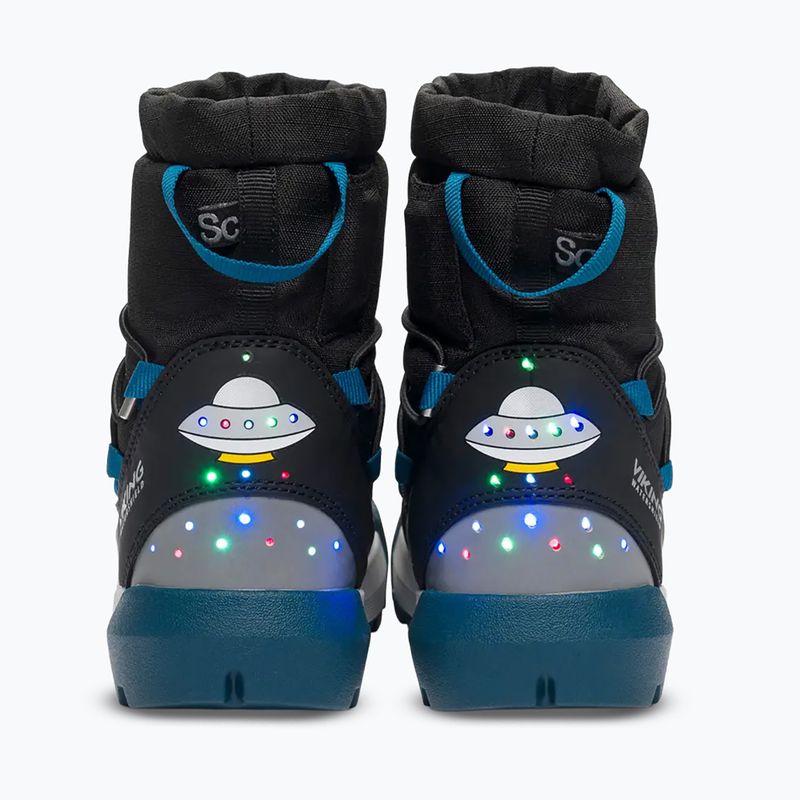 Vaikiški sniego batai Viking Footwear Spaceship Warm SC Waterproof black/dark blue 4