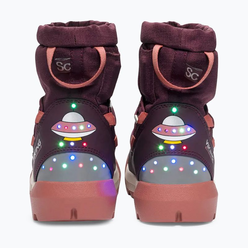 Vaikiški sniego batai Viking Footwear Spaceship Warm SC Waterproof plum/pink 4