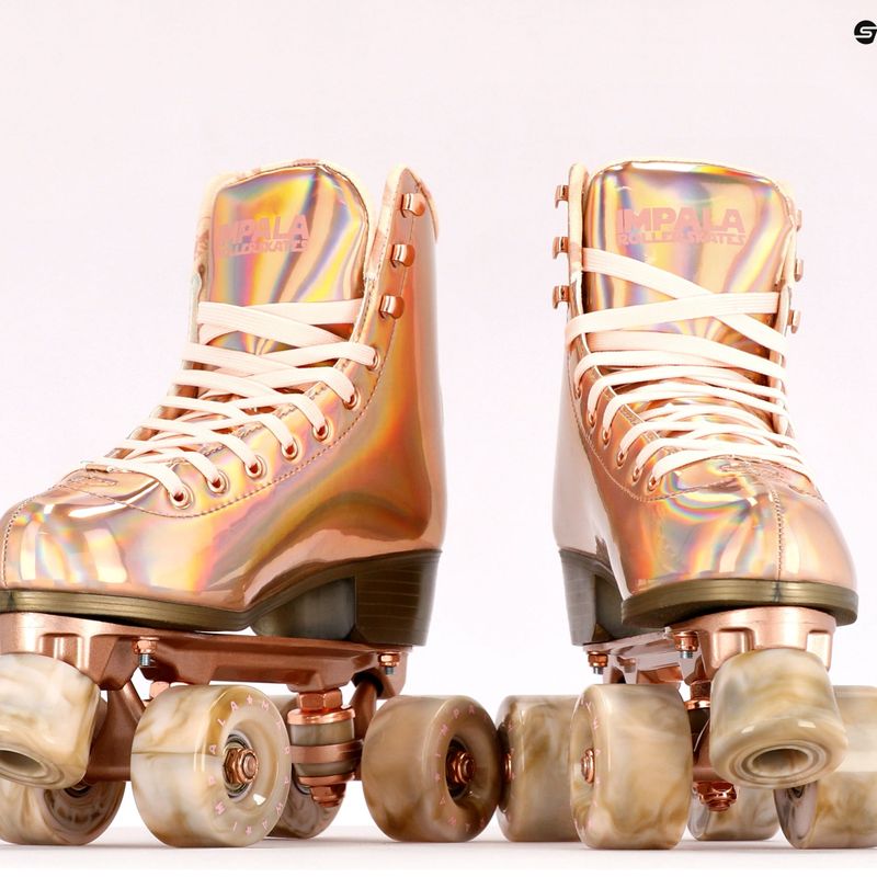 Moteriškos ratukinės pačiūžos IMPALA Quad Skate marawa rose gold 10