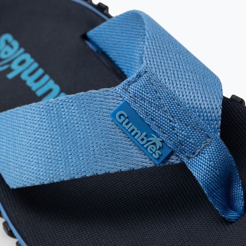 Gumbies Duckbill tamsiai mėlynos šlepetės 7