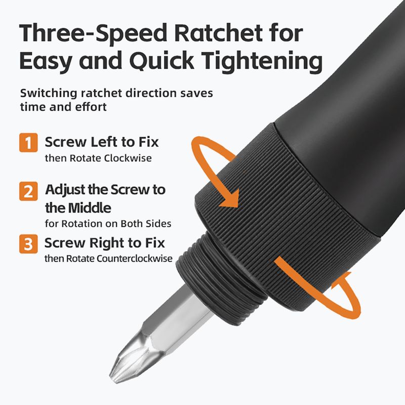 Rockbros dviračių pompa 42320010 120psi juoda 3