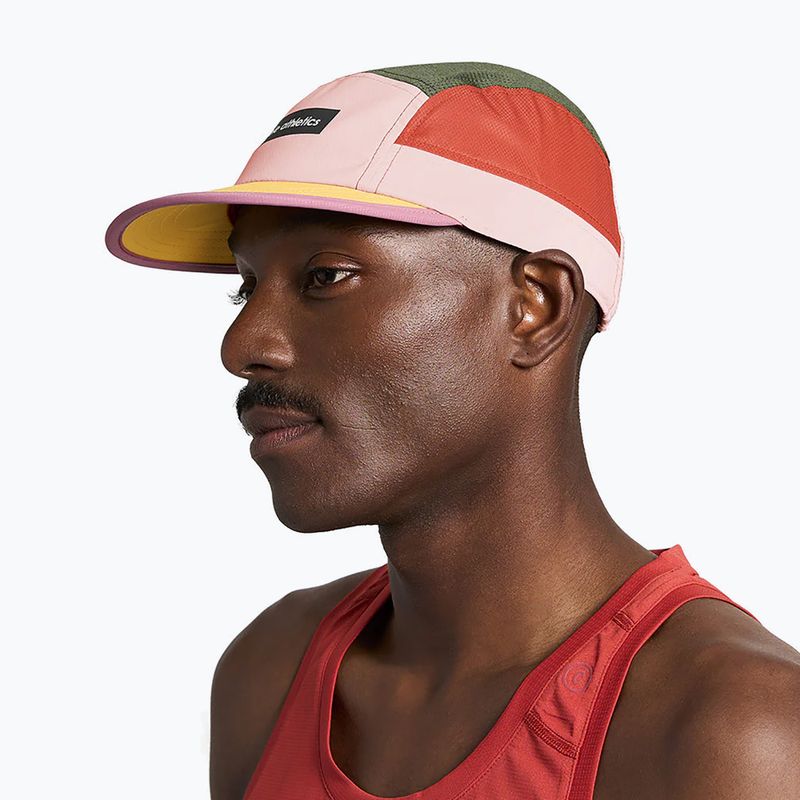 Kepuraitė su snapeliu Ciele Athletics GOCap Field IconicBar peachskin/seaweed 6