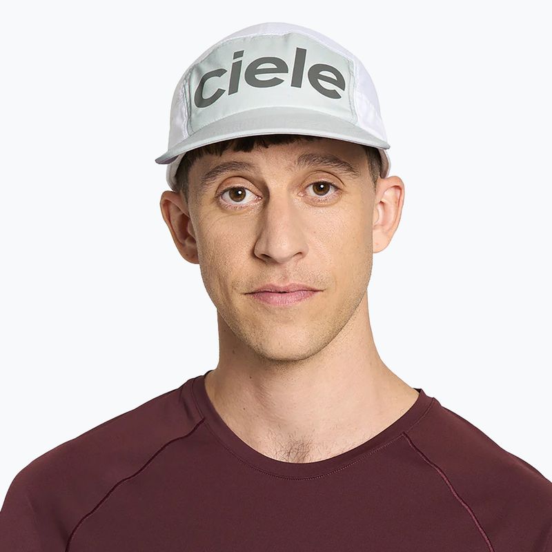 Kepuraitė su snapeliu Ciele Athletics GOCap Comp Century light grey/white 4