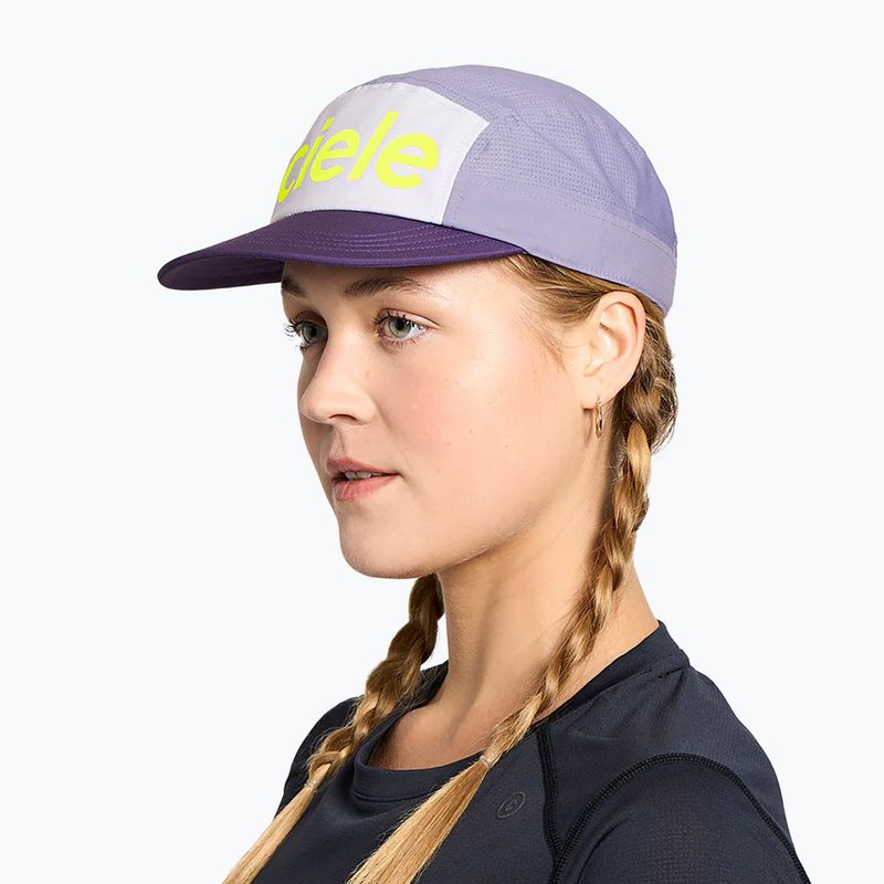 Kepuraitė su snapeliu Ciele Athletics GOCap Comp Century misty life/light grape 5